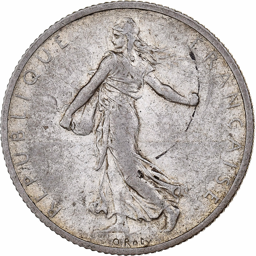 Moneda, Francia, Semeuse, 2 Francs, 1899, Paris, BC+, Plata, KM:845.1