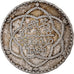 Maroko, 'Abd al-Hafiz, Rial, 10 Dirhams, 1911/AH1329, bi-Bariz, Srebro