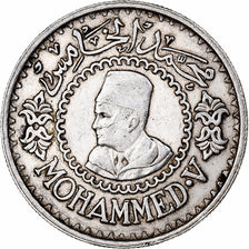 Morocco, Mohammed V, 500 Francs, 1956/AH1376, Paris, Silver, AU(50-53), KM:54