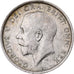 Great Britain, George V, 1/2 Crown, 1918, London, Silver, VF(30-35), KM:818.1