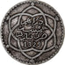 Coin, Morocco, 'Abd al-Hafiz, 1/2 Rial, 5 Dirhams, 1911/AH1329, bi-Bariz, Paris