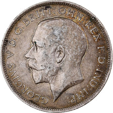 Monnaie, Grande-Bretagne, George V, Florin, Two Shillings, 1918, TTB, Argent