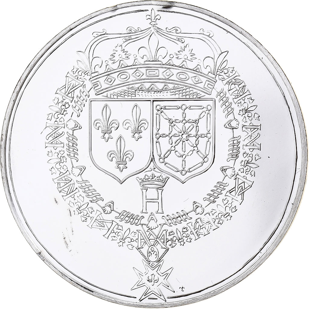 France, Medal, Roi de France, Henri IV, Silver, MS(65-70)