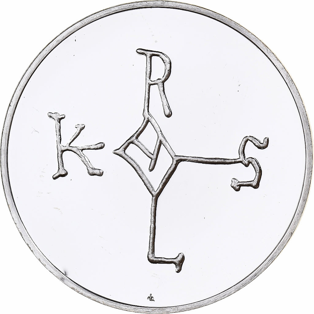France, Medal, Les Rois de France, Charlemagne, Silver, MS(65-70)