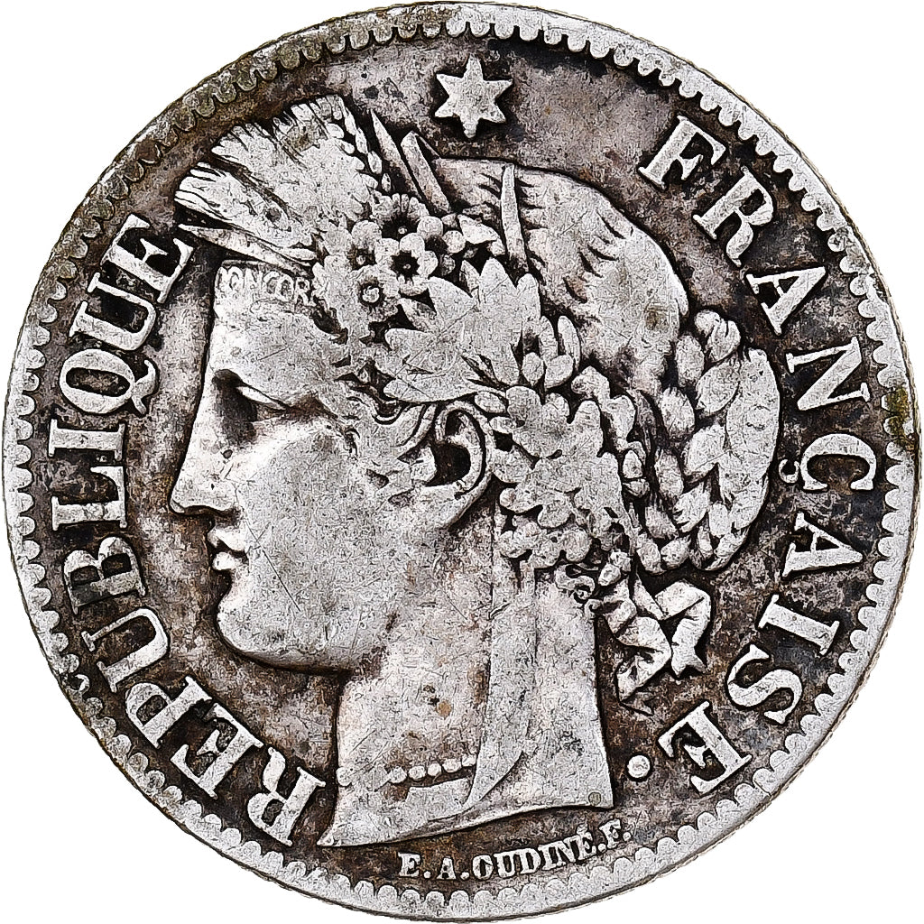Frankreich, Cérès, 2 Francs, 1881, Paris, S, Silber, KM:817.1, Gadoury:530a