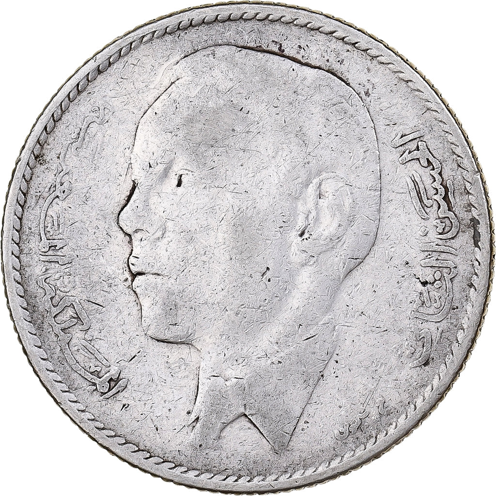Marokko, al-Hassan II, 5 Dirhams, 1965, Paris, EF(40-45), Silver, KM:57