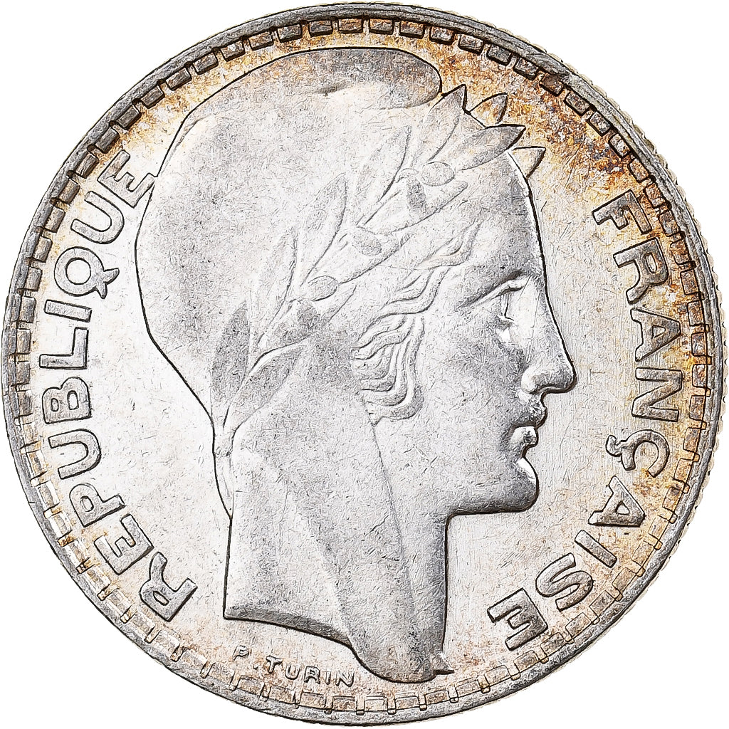 Moneda, Francia, Turin, 10 Francs, 1930, Paris, EBC+, Plata, KM:878, Gadoury:801