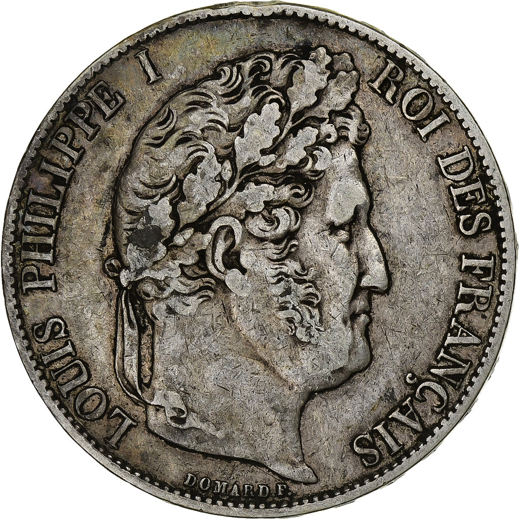 Moneta, Francja, Louis-Philippe, 5 Francs, 1846, Paris, VF(30-35), Srebro