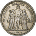 France, 5 Francs, Hercule, 1871, Paris, Camélinat, Silver, EF(40-45), KM:823