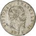 Italia, Vittorio Emanuele II, 5 Lire, 1876, Rome, BB, Argento, KM:8.4