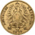 German States, BAVARIA, Ludwig II, 20 Mark, 1872, EF(40-45), Gold, KM:894