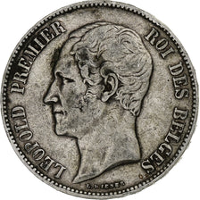 Belgium, Leopold I, 5 Francs, 5 Frank, 1865, Brussels, Silver, VF(30-35), KM:17