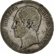 Belgium, Leopold I, 5 Francs, 5 Frank, 1853, Silver, VF(30-35), KM:17