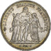 Frankrijk, 5 Francs, Hercule, 1876, Paris, Zilver, PR, Gadoury:745a, KM:820.1