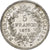 Frankrijk, 5 Francs, Hercule, 1876, Paris, Zilver, PR, Gadoury:745a, KM:820.1