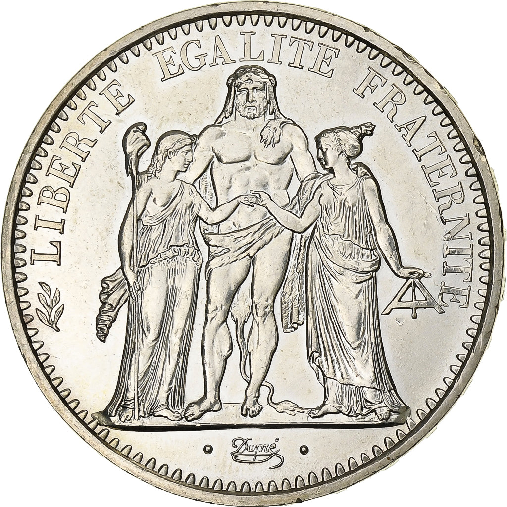 Coin, France, Hercule, 10 Francs, 1971, Paris, MS(60-62), Silver, KM:932