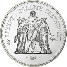Munten, Frankrijk, Hercule, 50 Francs, 1974, Paris, UNC-, Zilver, KM:941.1