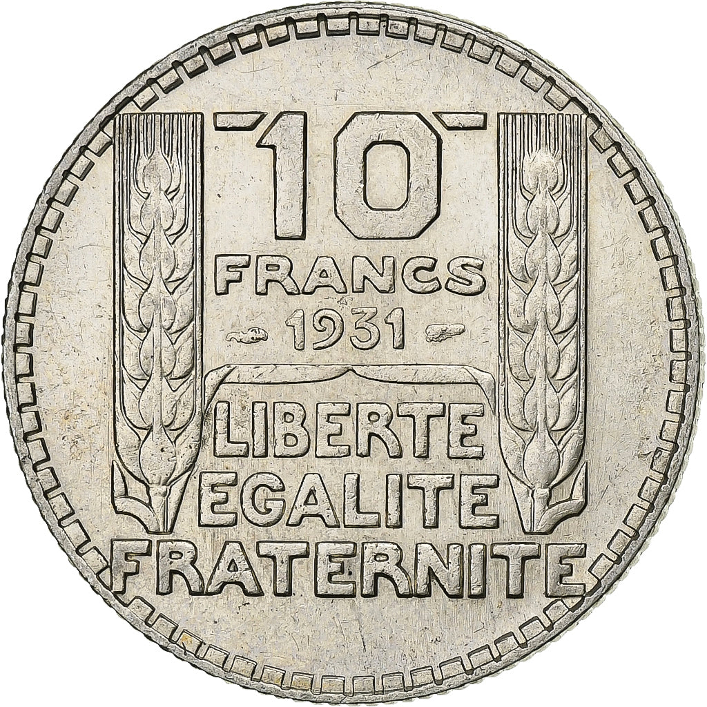 Frankreich, 10 Francs, Turin, 1931, Paris, Silber, VZ, Gadoury:801, Le