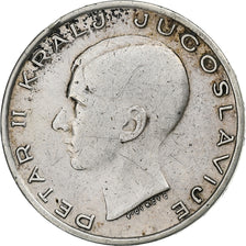 Yugoslavia, Petar II, 20 Dinara, 1938, Silver, AU(50-53), KM:23