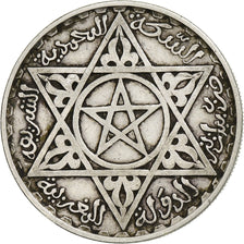 Morocco, Mohammed V, 200 Francs, 1953, Paris, Silver, AU(50-53), KM:53