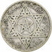 Marokko, Mohammed V, 200 Francs, 1953, Paris, Zilver, ZF+, KM:53