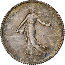 Coin, France, Semeuse, Franc, 1920, Paris, AU(55-58), Silver, KM:844.1