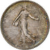 Coin, France, Semeuse, Franc, 1920, Paris, AU(55-58), Silver, KM:844.1