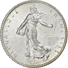 Moeda, França, Semeuse, Franc, 1915, Paris, MS(63), Prata, KM:844.1