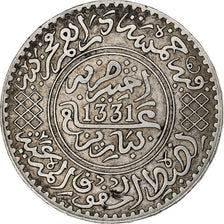 Coin, Morocco, Yusuf, 1/2 Rial, 5 Dirhams, 1912/AH1331, bi-Bariz, Paris