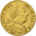 França, Louis XVIII, 20 Francs, Louis XVIII, 1815, Paris, Dourado, AU(50-53)