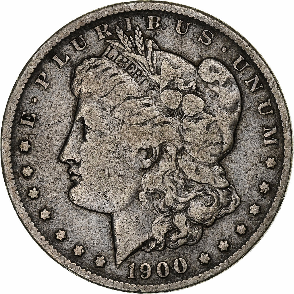 United States, Morgan dollar, 1900, New Orleans, Silver, VF(30-35), KM:110