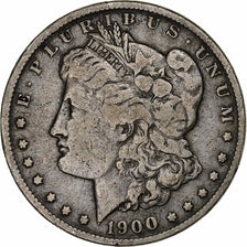 United States, Morgan dollar, 1900, New Orleans, Silver, VF(30-35), KM:110