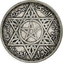 Morocco, Mohammed V, 100 Francs, 1953, Paris, EF(40-45), Silver, KM:52