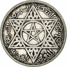Morocco, Mohammed V, 100 Francs, 1953, Paris, Silver, AU(50-53), KM:52