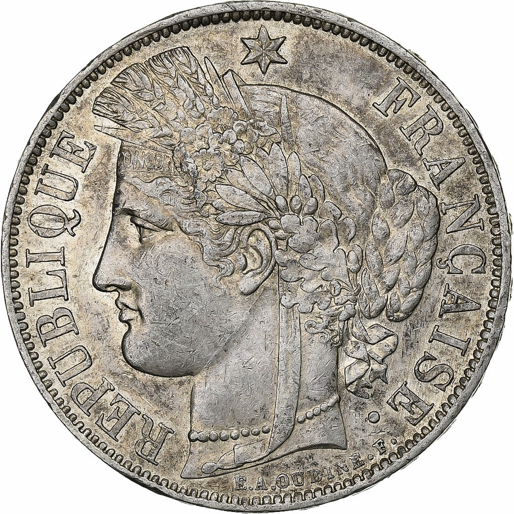 Monnaie, France, Cérès, 5 Francs, 1870, Paris, TTB, Argent, Gadoury:743