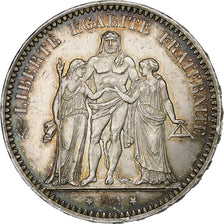 France, Hercule, 5 Francs, 1873, Paris, EF(40-45), Silver, KM:820.1