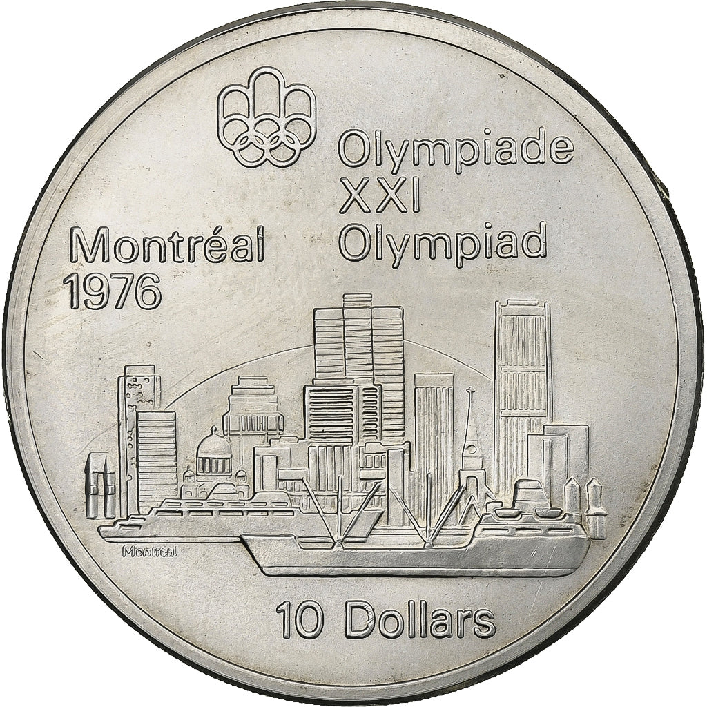 Moneta, Canada, Elizabeth II, 10 Dollars, 1973, Royal Canadian Mint, Ottawa, BE