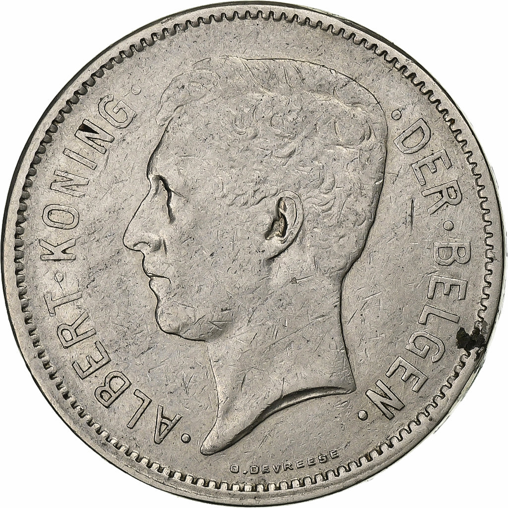 Belgique, 5 Francs, 5 Frank, 1930, Nickel, TTB+, KM:98