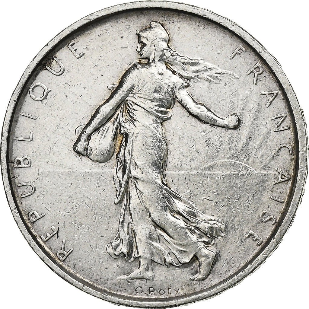 France, Semeuse, 5 Francs, 1966, Paris, AU(50-53), Silver, KM:926, Gadoury:770