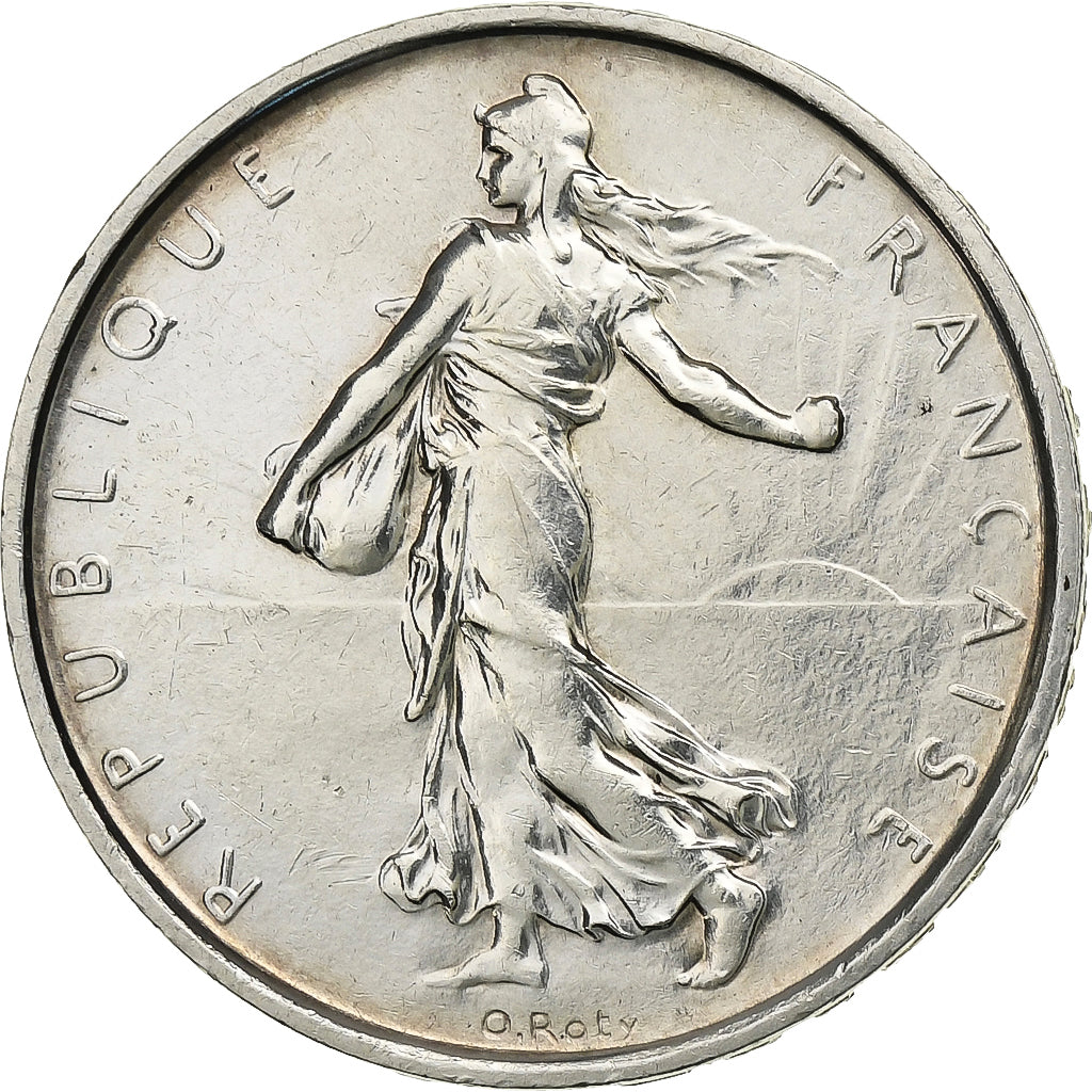 France, Semeuse, 5 Francs, 1969, Paris, MS(60-62), Silver, KM:926, Gadoury:770