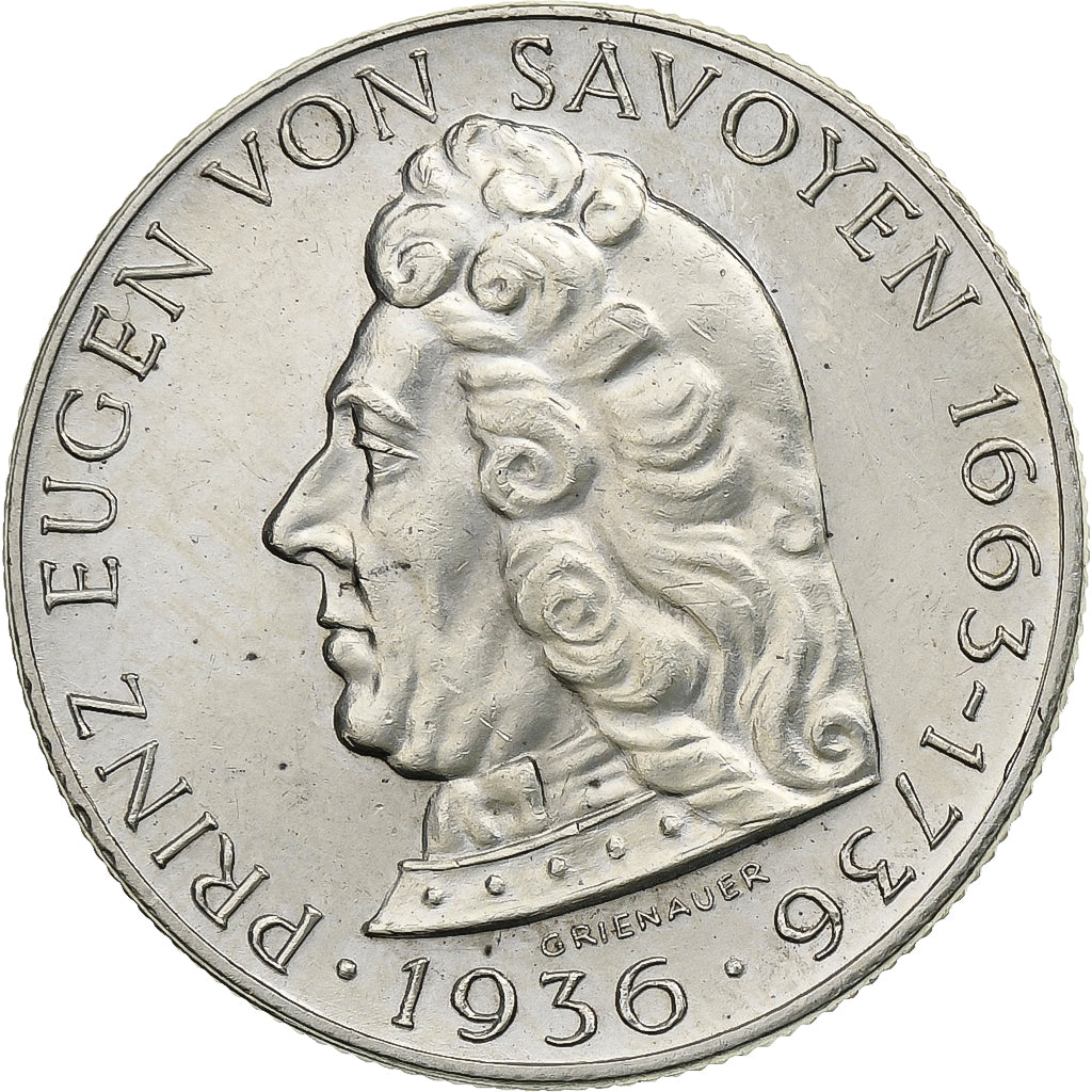 Münze, Österreich, 2 Schilling, 1936, VZ+, Silber, KM:2858