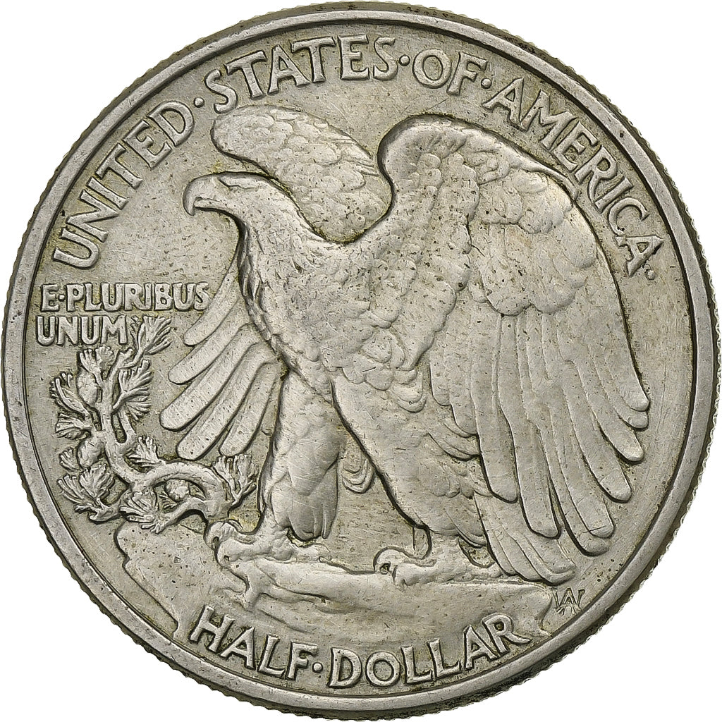 United States, Half Dollar, Walking Liberty, 1942, Philadelphia, Silver