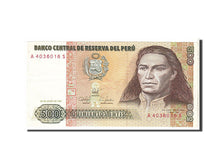 Billet, Pérou, 500 Intis, 1987, KM:134b, SUP