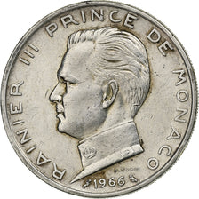 Monaco, Rainier III, 5 Francs, 1966, Argent, TTB, Gadoury:152, KM:141