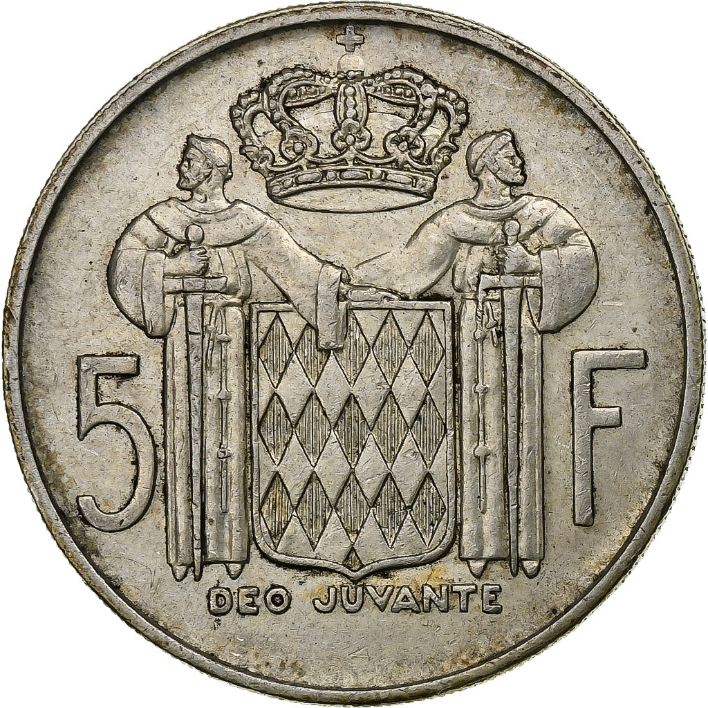Monaco, Rainier III, 5 Francs, 1960, Argent, TTB, Gadoury:152, KM:141