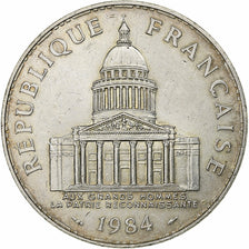 Münze, Frankreich, Panthéon, 100 Francs, 1984, Paris, VZ, Silber, KM:951.1