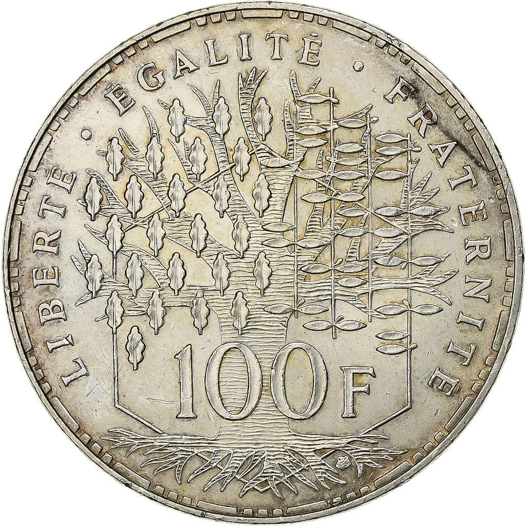 Münze, Frankreich, Panthéon, 100 Francs, 1984, Paris, VZ, Silber, KM:951.1