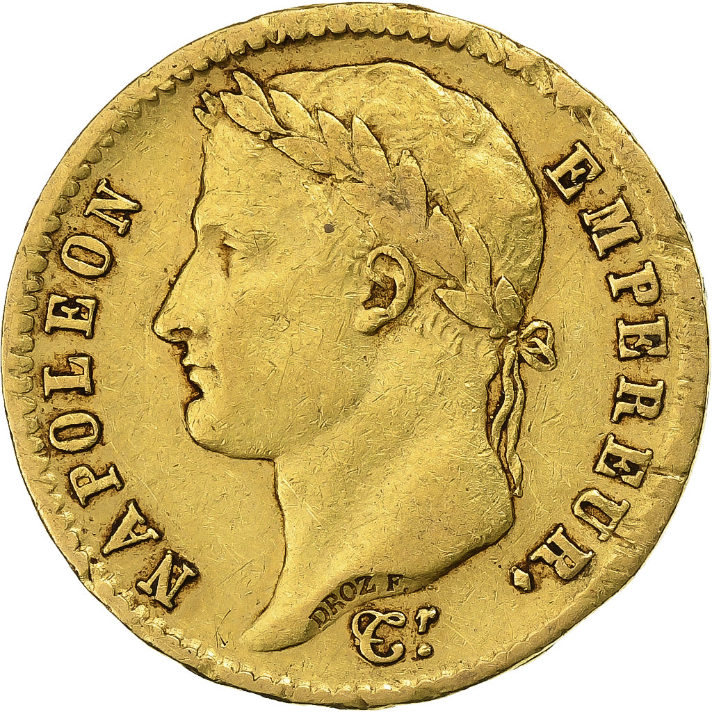 Frankreich, Napoléon I, 20 Francs, 1808, Paris, EF(40-45), Gold, KM:687.1