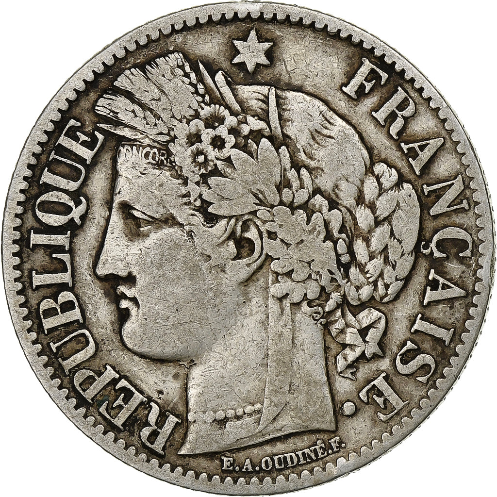 Moneta, Francja, Cérès, 2 Francs, 1895, Paris, VF(30-35), Srebro, KM:817.1