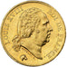 Louis XVIII, 40 Francs or buste habillé, 1818 W, Lille, Gadoury 1092